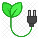 Electric Green Energy Icon
