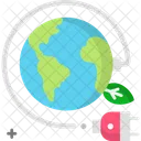 A Plug Around Earth Icon