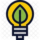 Green Energy Bulb Icon