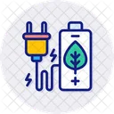 Green Energy Ecology Electric Icon