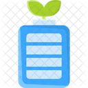 Green Energy Battery Ecology Icon