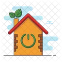 Green Energy House  Symbol