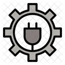 Sustainable Gear Energy Icon