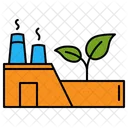 Green Factory Eco Factory Ecology Icon