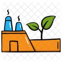 Green Factory Eco Factory Ecology Icon