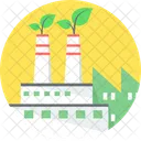 Green Fcatory Green Factory Eco Factory Icon