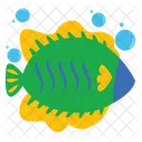 Green Fish Fish Seafood Icon