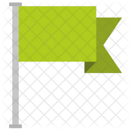 Green flag  Icon