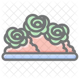 Green Flowers  Icon