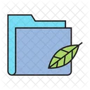 Eco Leaf Folder Icon