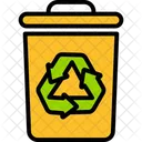 Green garbage  Icon