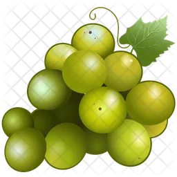 Green grapes  Icon