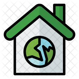 Green Home  Icon
