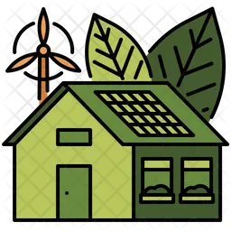 Green Home  Icon