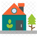 Green Home Eco Ecology Icon