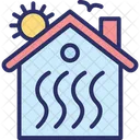 Climate Control Heating System House Heating Icon