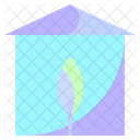 Green House Green Green Home Icon