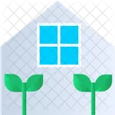 Green House Eco House Home Icon