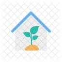 Green House Green Home Gardening Icon