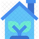 Green House Home Building Icon
