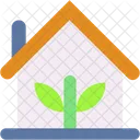 Green House Eco House Ecology And Environment Icon