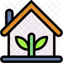 Green House Eco House Ecology And Environment Icon