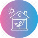 Green House Eco Ecology Icon