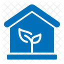 Green House Ecology And Environment Eco House Icon