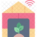 Green House Smart Farm Storehouse Icon