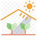 Green House Eco House Home Icon