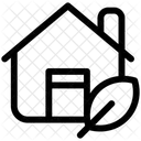 Green House Eco Roof Icon