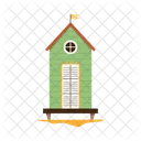 Green Hut Tall Structure Window Icon