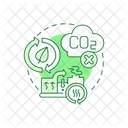Hydrogen Green Reduce Icon