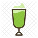 Green Ice Cream Coffee  Icon