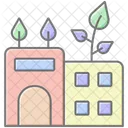 Green Infrastructure Design Lineal Color Icon Icon