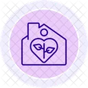 Green Living Lifestyle Line Icon Icon