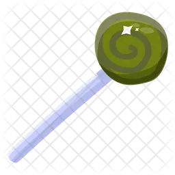 Green Lollipop  Icon