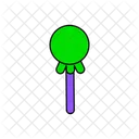 Green Lollipop Green Candy Green Icon