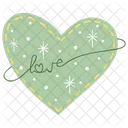 Green Love Love Heart Icon