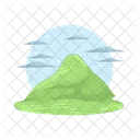 Green Mountain Forest Parachute Icon