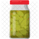 Green Olives Jar Icon