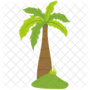 Green palm tree  Icon