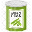 Green Peas Tin  Icon