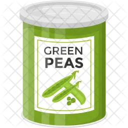 Green Peas Tin  Icon