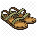 Green Penny Driver Sandal  Shoes  Icon