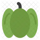 Green Pepper Peppers Vegetables Icon