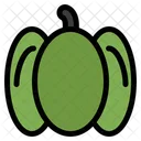 Green Pepper  Icon