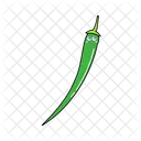 Green Pepper Emoji Icon