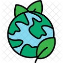 Green Planet Earth Ecology Icon