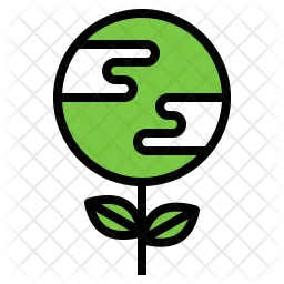 Green planet  Icon